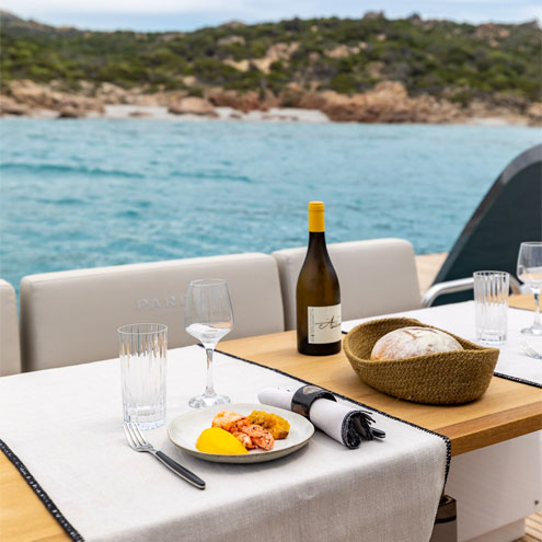 Particuliers et Famille Terre Dîner en mer